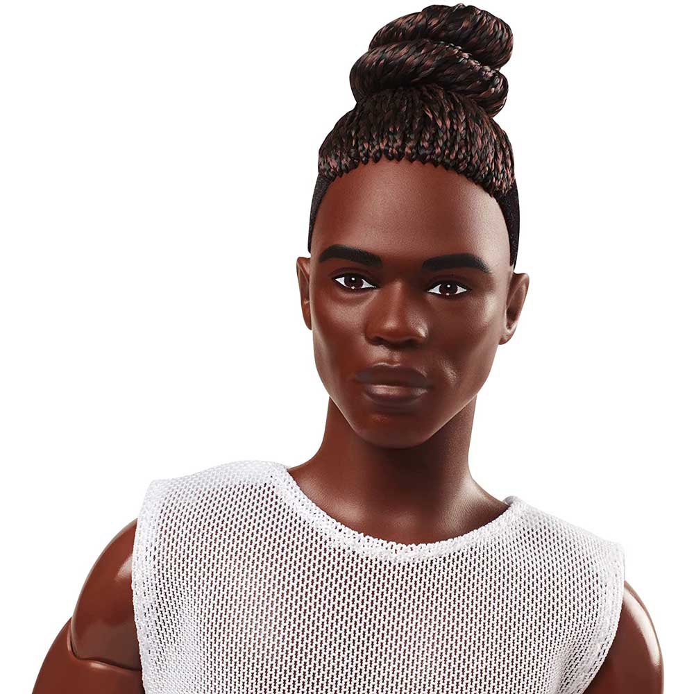 Ru foul Institute Barbie Boneca Afro-americana De Movimento Ilimitado, Cabelo Castanho E  Acessórios De Moda De Brinquedo Ken Colorido| Kidinn