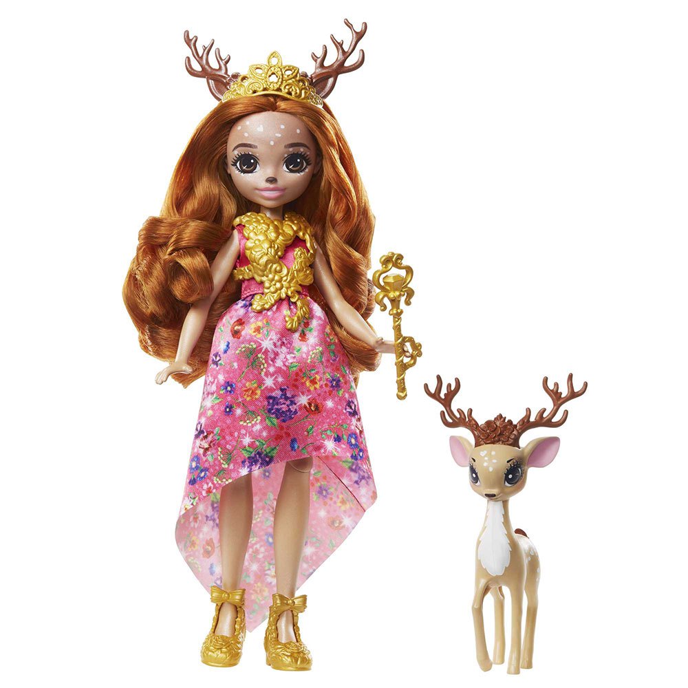 enchantimals-queen-dalilah-and-stepper-deer-doll-with-jointed-fawn-toy-mascot
