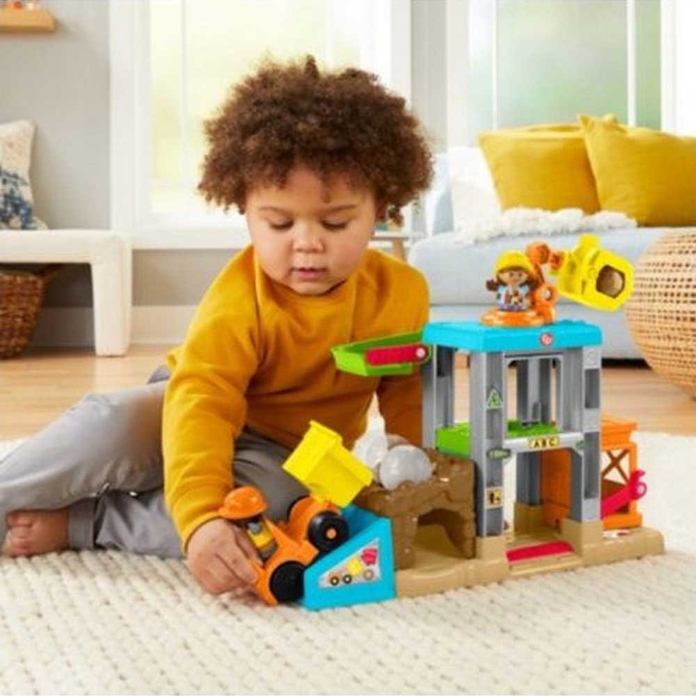 Little people Aprende Construcción Muñecos Con Accesorios De Juguete