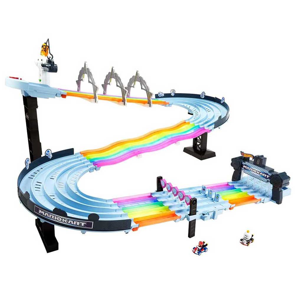 Hot wheels Mario Kart Rainbow Track Toy Car With Lights And Sounds