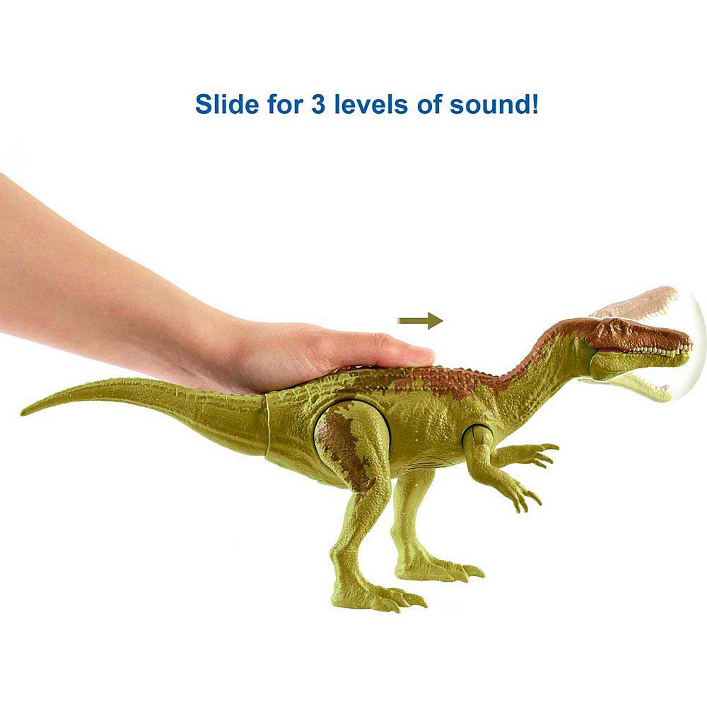 Jurassic world Brüllen Und Schlagen Baryonyx Dinosaurier-Gelenkfigur Mit Geräuschen