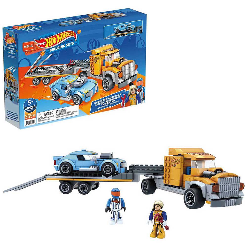 mega-construx-hot-wheels-transport-truck-and-car-toy-vehicles-180-building-blocks-with-2-figures