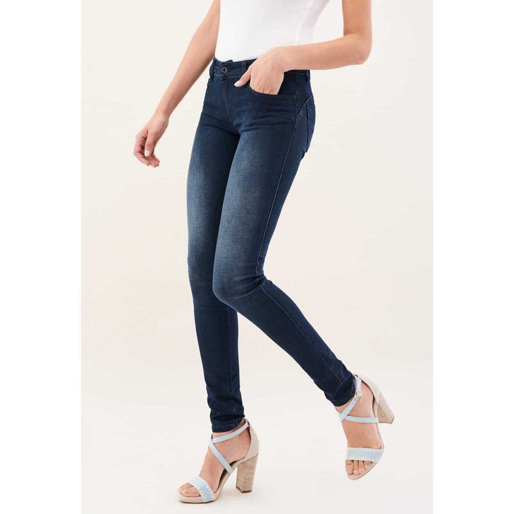 Salsa jeans Wonder Push Up Skinny Mid-Rise Soft Touch Spijkerbroek Gerenoveerd