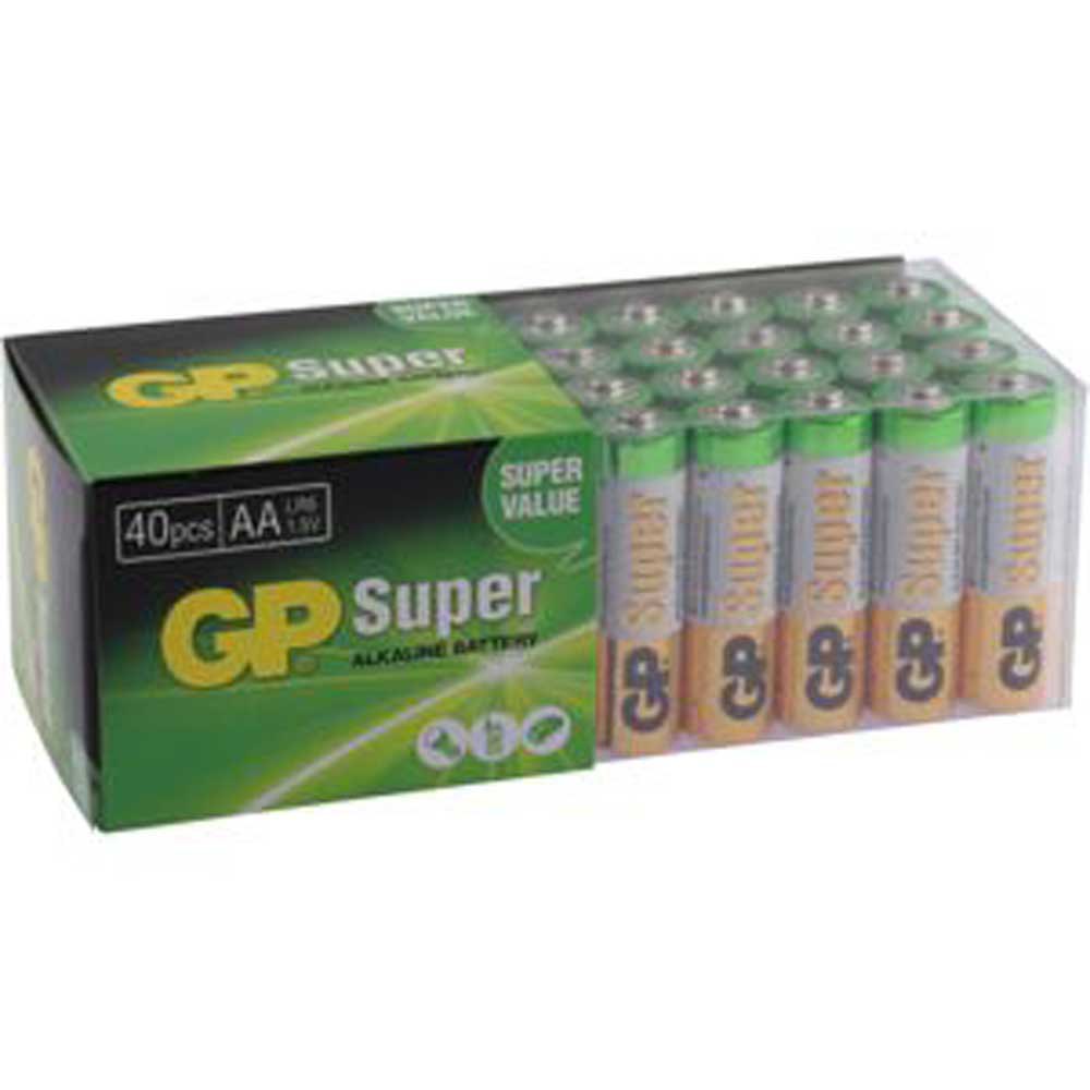 Gp batteries アルカリ乾電池 03015AB40 AA 40 単位