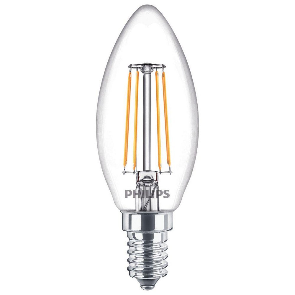overvælde punkt snatch Philips Classic Candle E14 40W LED Bulb 2 Units Clear | Techinn