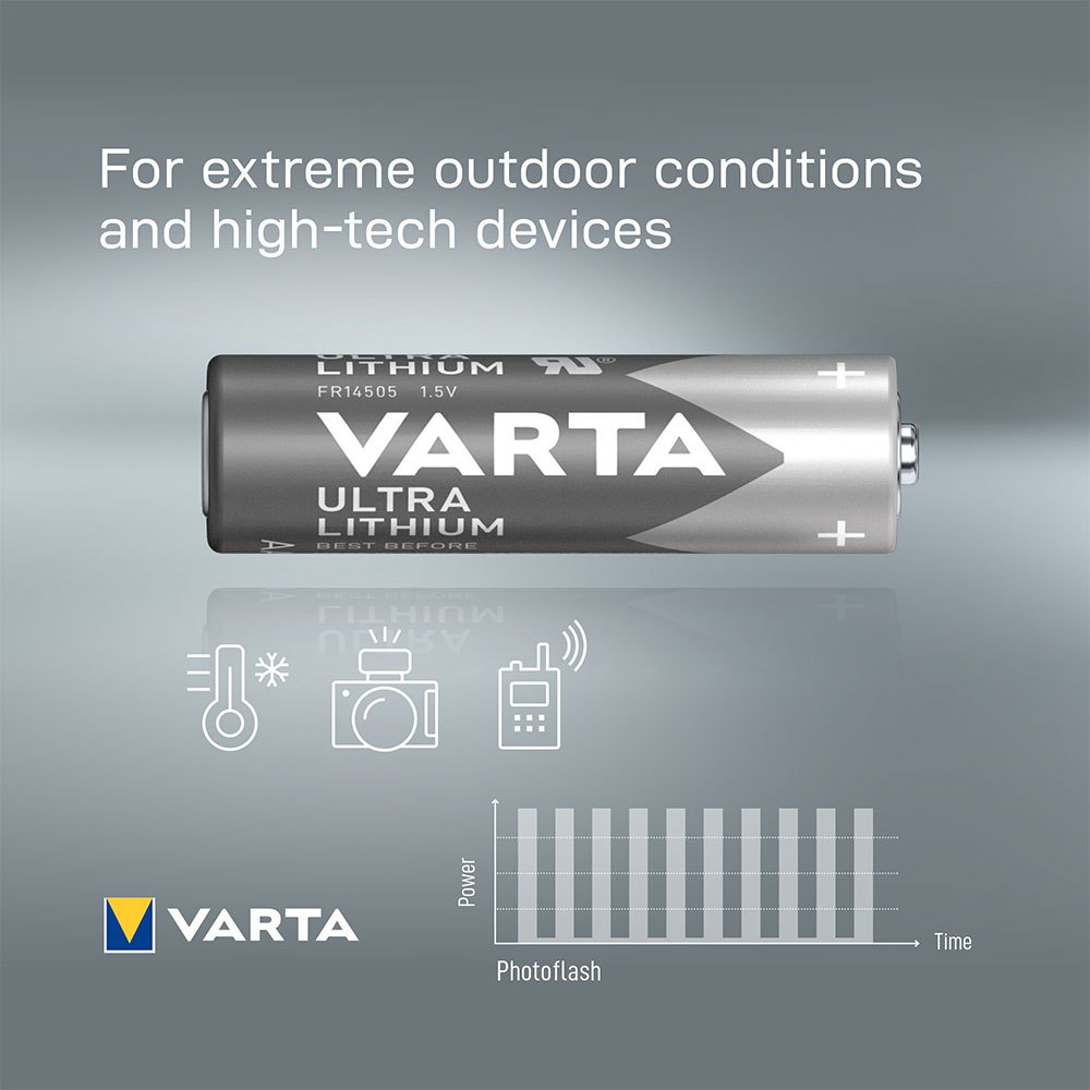 Varta Batteries à Lithium 6106301404 LR06 AA 4 Unités