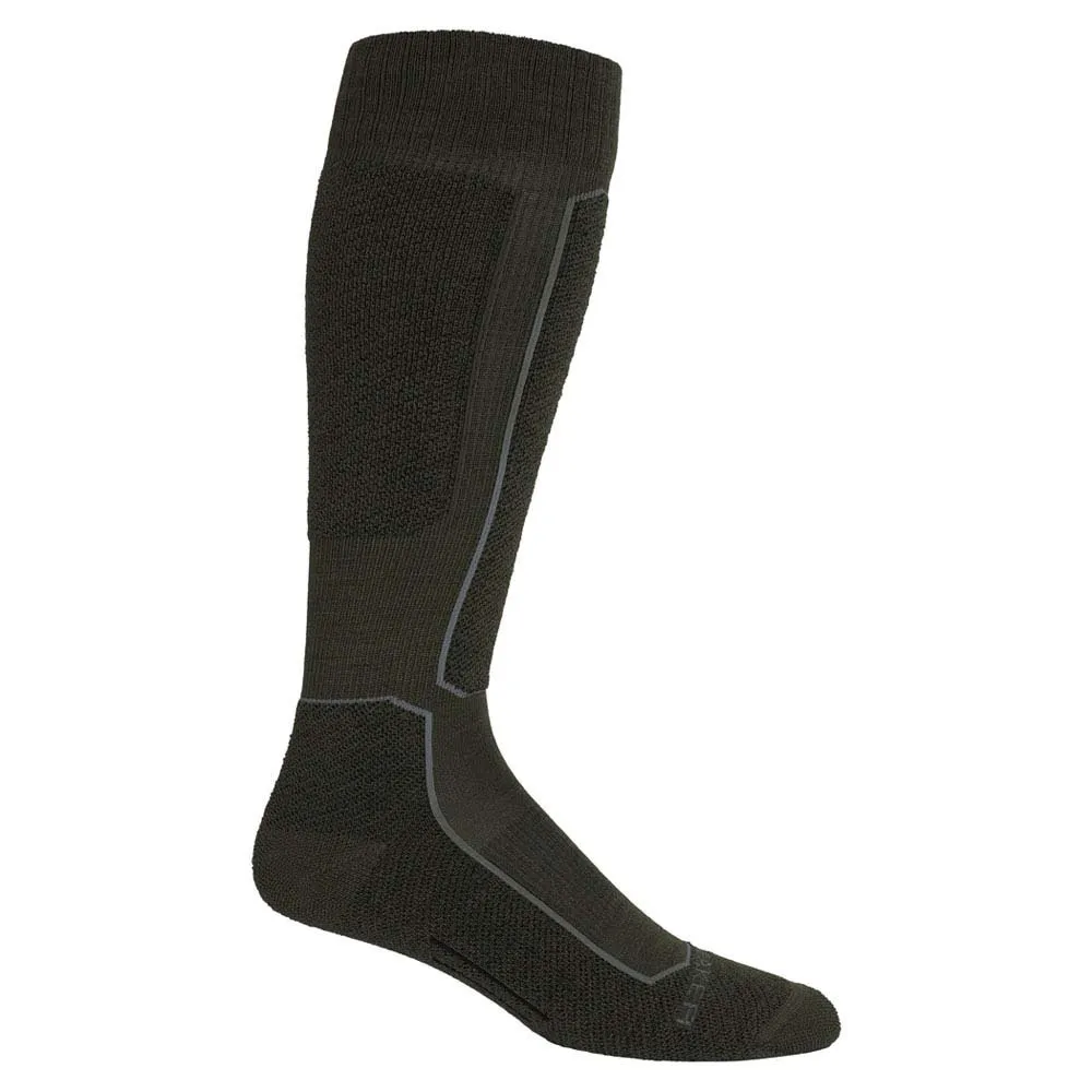 Icebreaker Ski+ Light OTC Merino Socks Black Snowinn