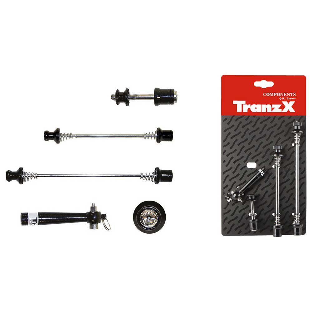 TranzX Anti-Theft Quick Release Set Front/Rear Wheel&Seatpost Clamp Skewers 
