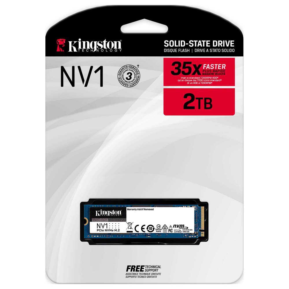 Kingston NVMe SNVS 2 TB SSD Hårdt Køre M.2