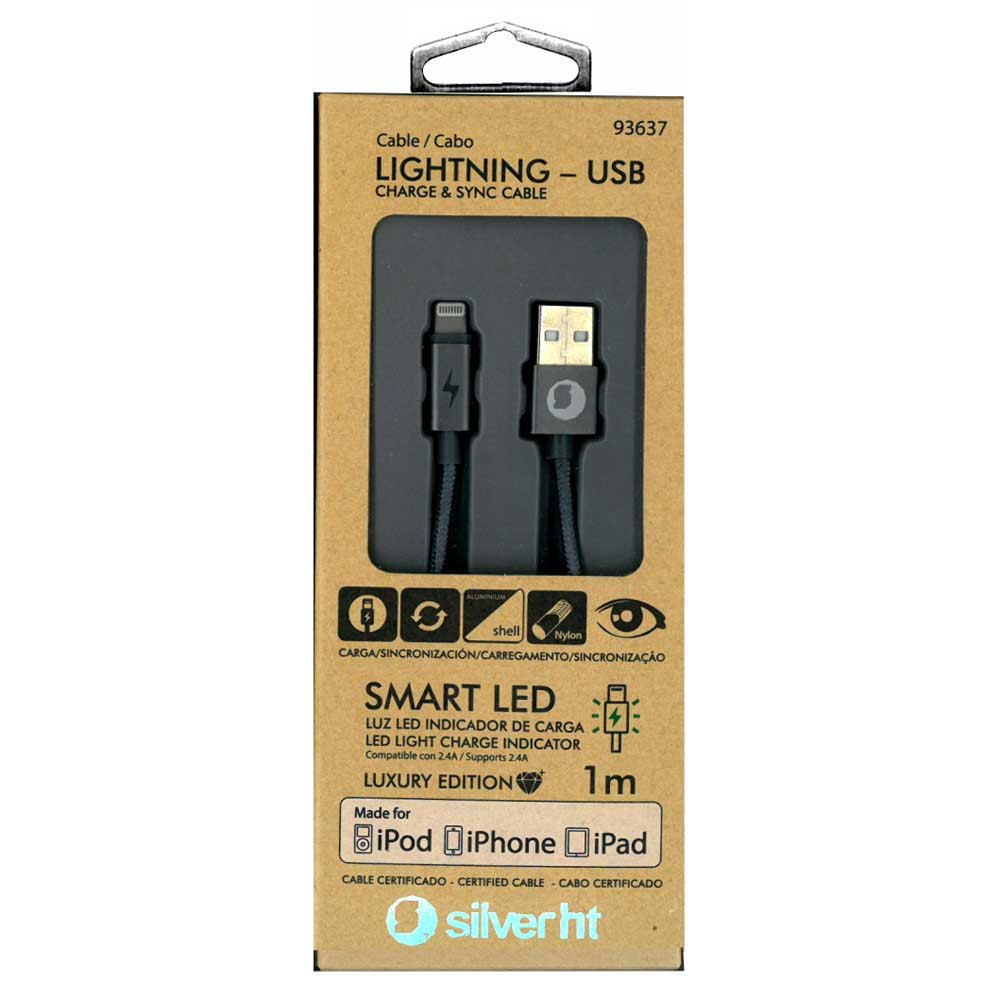 Silverht USB-A Naar Lightning-kabel M/M 1.5 M