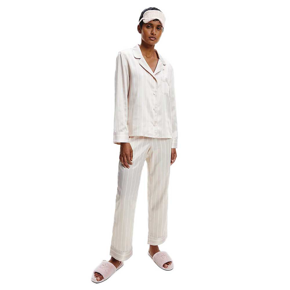 calvin-klein-pyjamas-med-lange--rmer-stripes