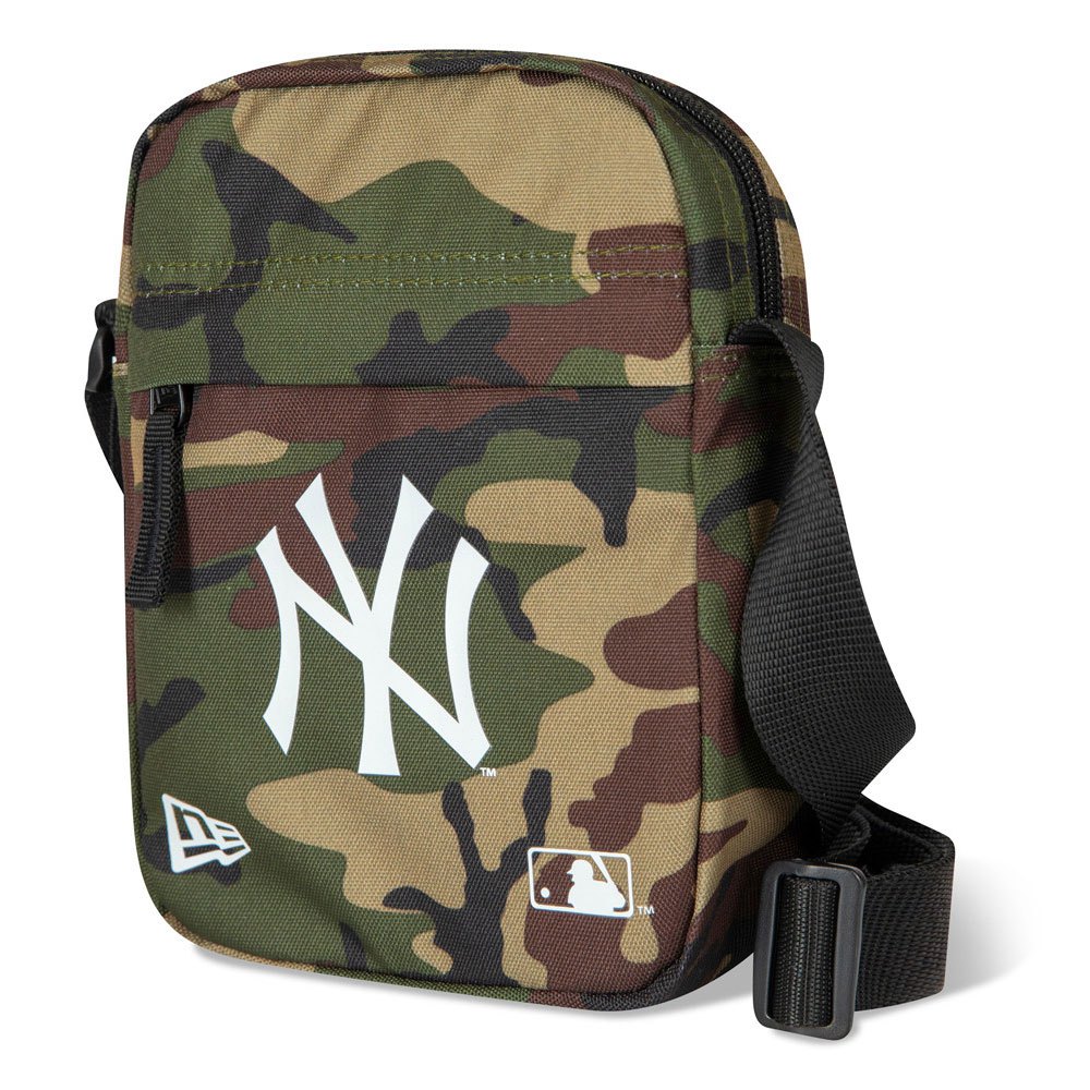 New Mens New Era Black Yankees Polyester Waist Bag Cross Body Bags 