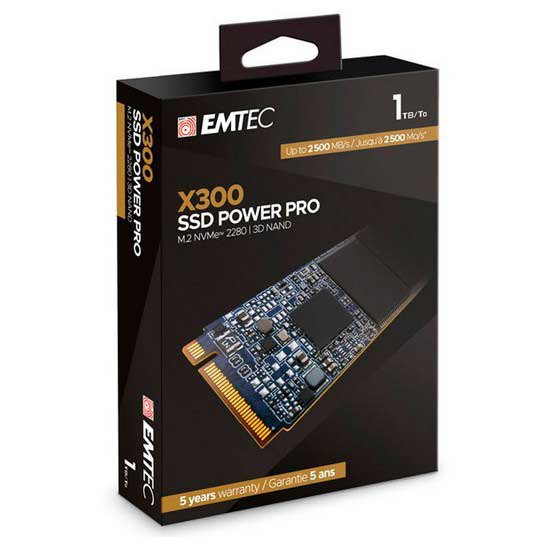 Emtec Disco Duro SSD ECSSD1TX300 1TB M.2 NVMe