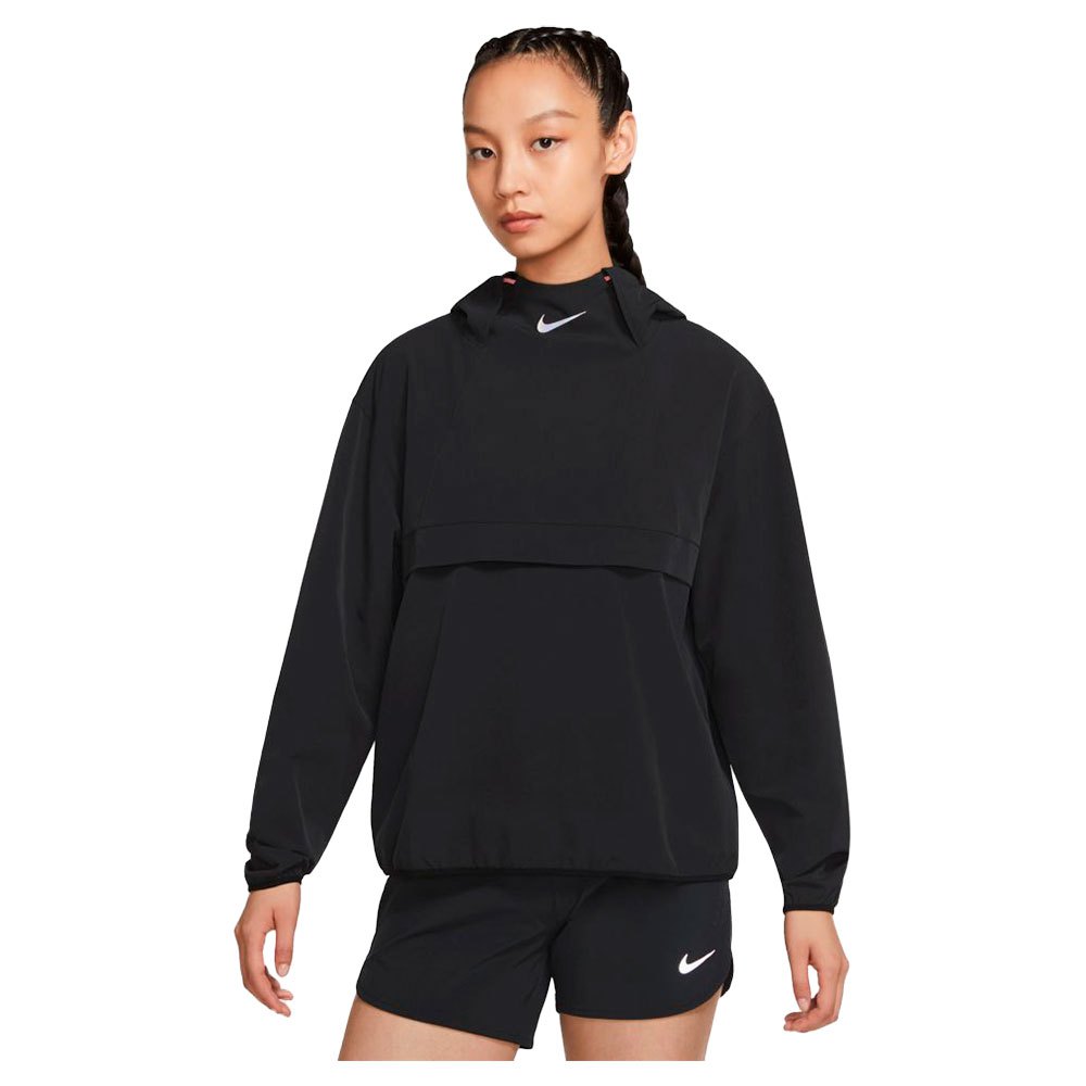 Perfecto comer dinero Nike Dri Fit Run Division Packable Jacket Black | Runnerinn