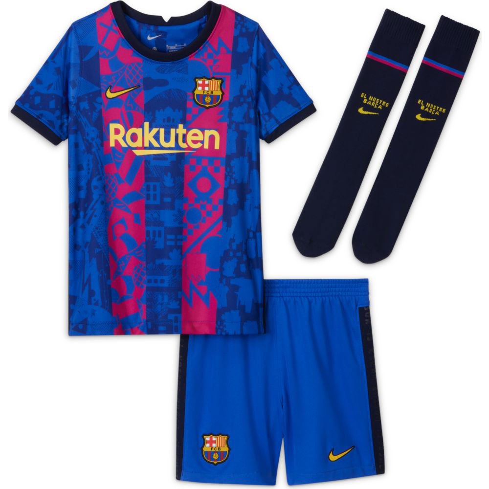 Nike Tredje Lille Sett FC Barcelona 21/22 Sett