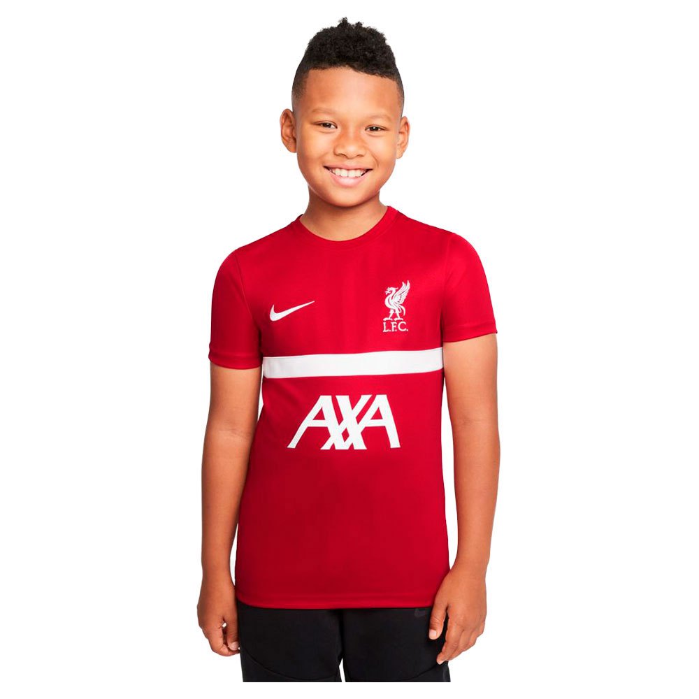 Red Stripe Compatible Liverpool Shirt for Kids Boys Liverpool Training Jersey 