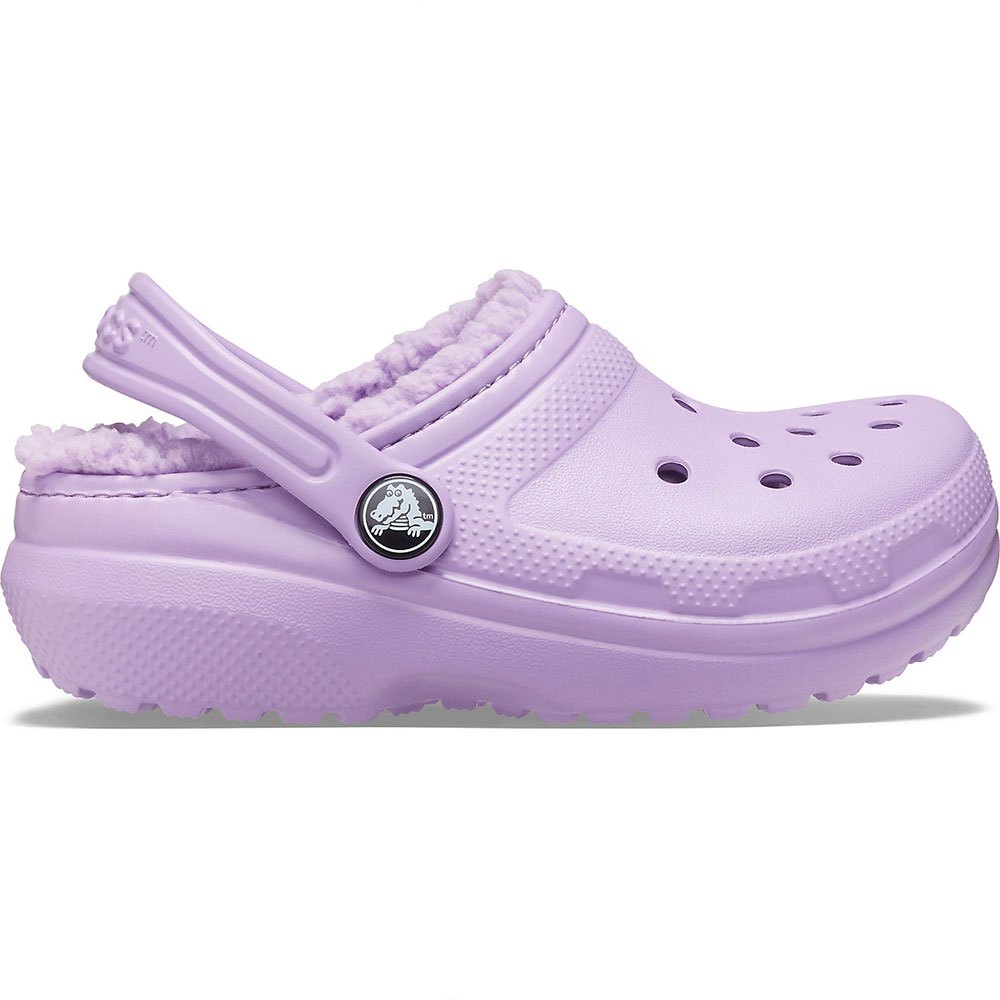Crocs Classic Lined Unisex Kids Clogs Purple | Dressinn