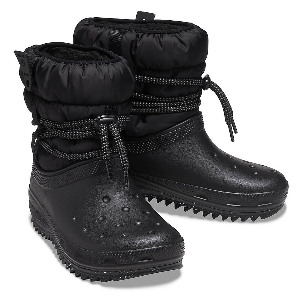 request along bow Crocs Classic Neo Puff Luxe Boots Black | Snowinn