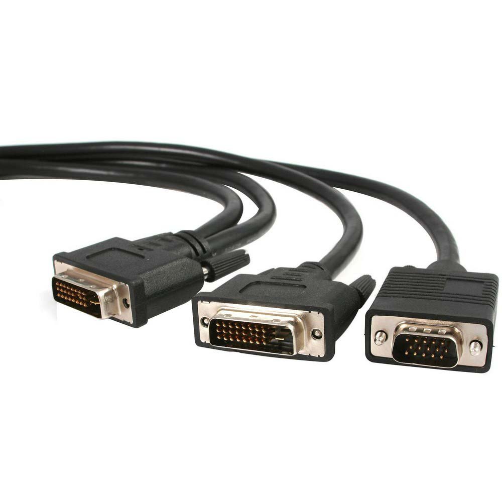 Startech Vers Le Câble DVI-D DVI-I 1.8 M Noir