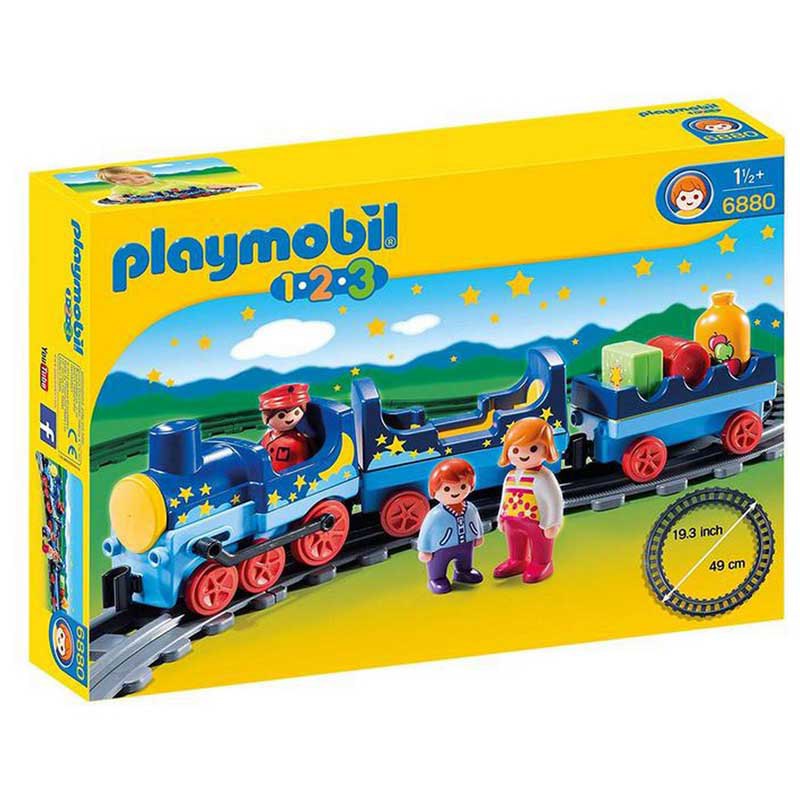 Playmobil 6880 1.2.3 Train With Tracks