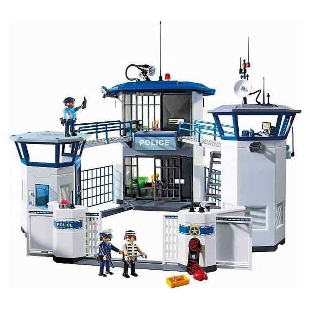 forslag synge sikkerhed Playmobil 6919 Police Headquarters With Prison Multicolor| Kidinn