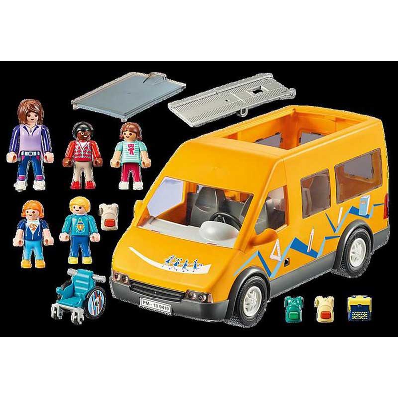 for sale online Playmobil City Life School Van for Children 9419 