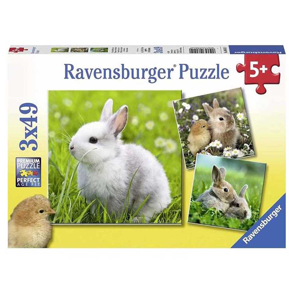 Ravensburger Puzzles  3 x 49  pieces 