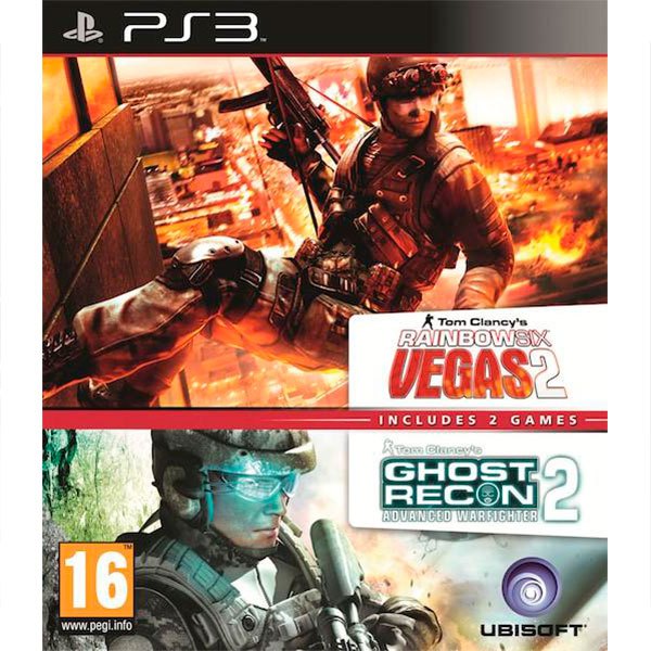 Kietelen mot Arne Ubisoft Ghost Recon Advanced Warfighter 2+Rainbow Six Vegas 2 PS3 Game|  Techinn