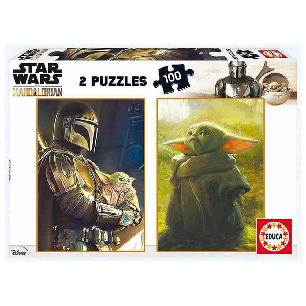 Educa Borras Star Wars The Mandalorian 2 x 500 Piece Puzzle Set Multicoloured 