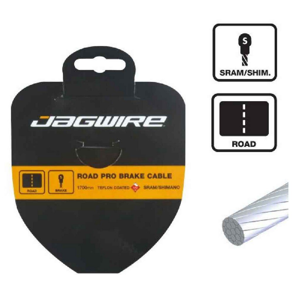 Jagwire Sport Brake Cable 1.5x2000mm Slick Stainless Sram/shimano Road for sale online 