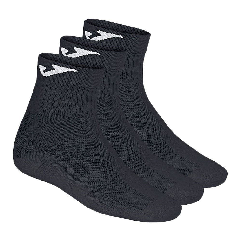 Sociology Surprisingly Develop Joma Half Socks 3 Pairs Black | Goalinn