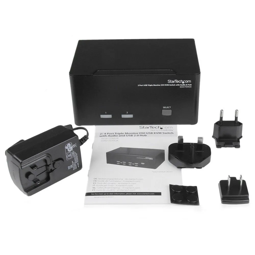 Startech Router Switch Startech SV231TDVIUA Switch Black | Techinn