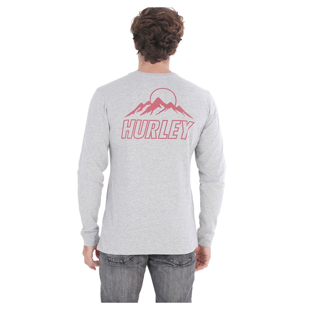 Hurley Evd Washed Everest T-shirt met lange mouwen