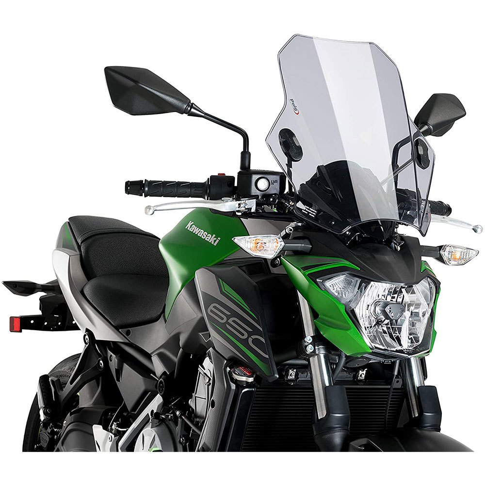 Colore : Black Moto Parabrezza Piccolo parabrezza compatibile con Kawasaki ER6N ER6N 2012-2014 