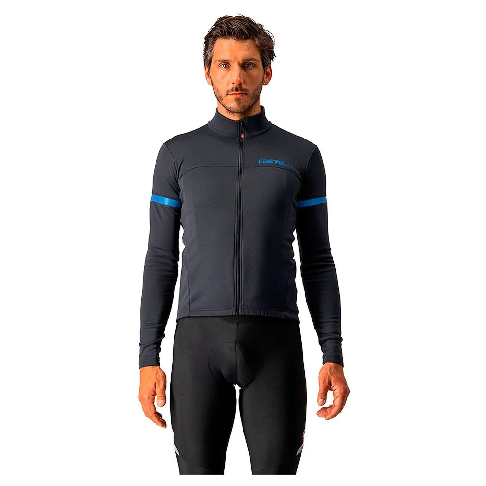 Castelli Fondo 2 FZ long sleeve jersey, Black | Bikeinn