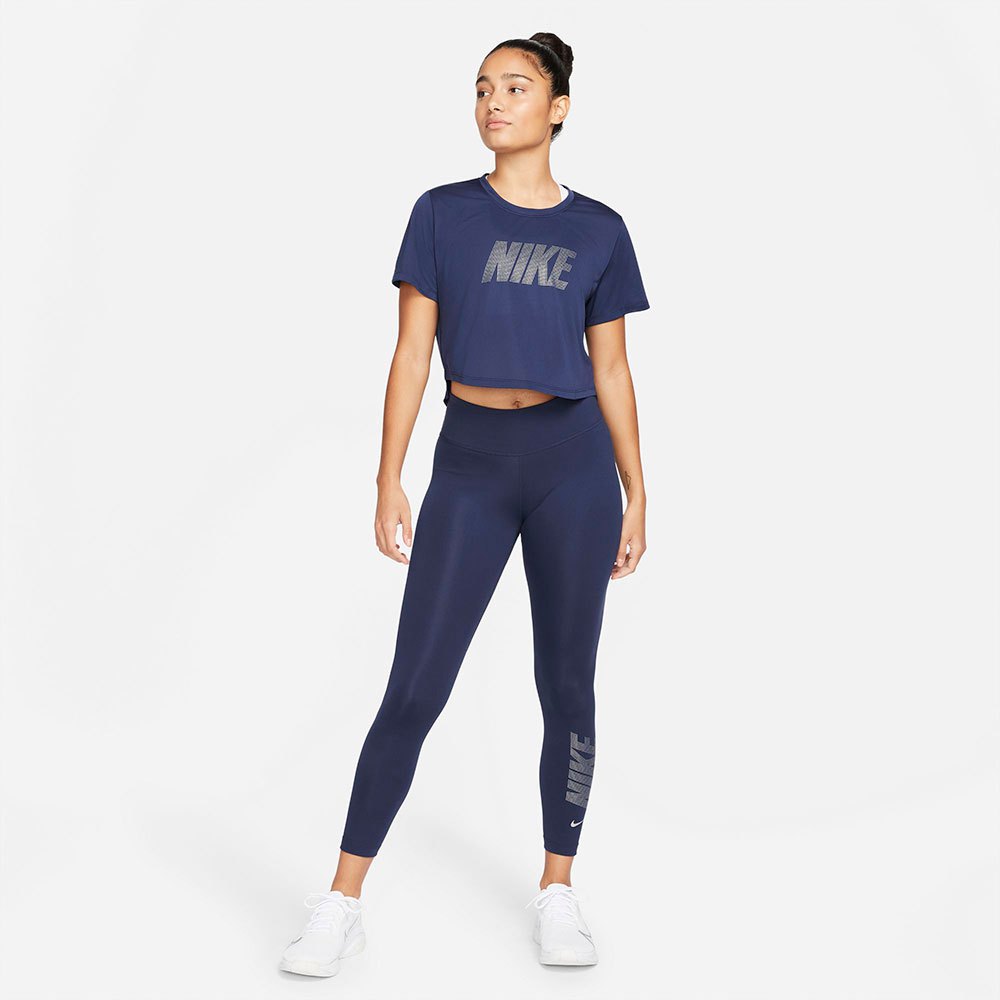Nike T-Skjorte Med Korte Ermer Dri Fit One Standard Fit Graphic