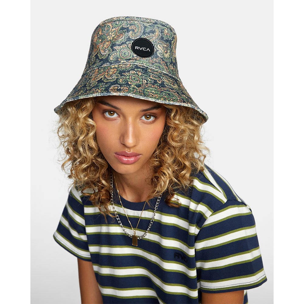 Rvca Low Down Cord Bucket Hat Blue | Xtremeinn