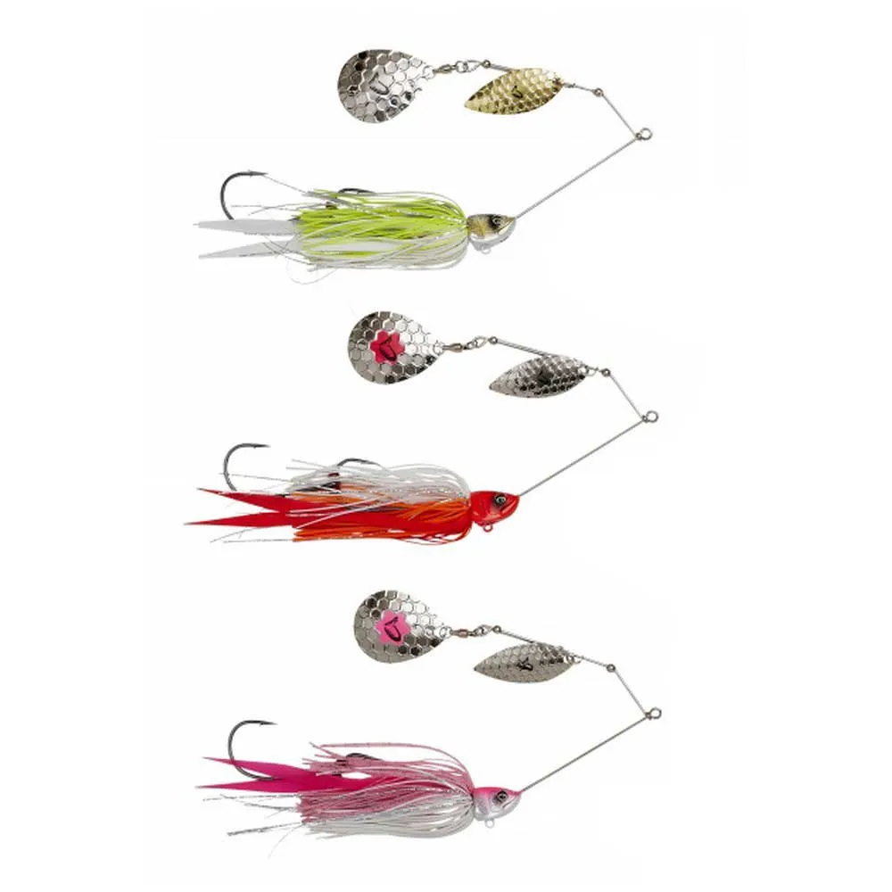 Savage Gear Da'Bush Spinnerbait 32g – Rose Flash – Leurres Puissants Pour Brochet & Prédateurs En Herbes