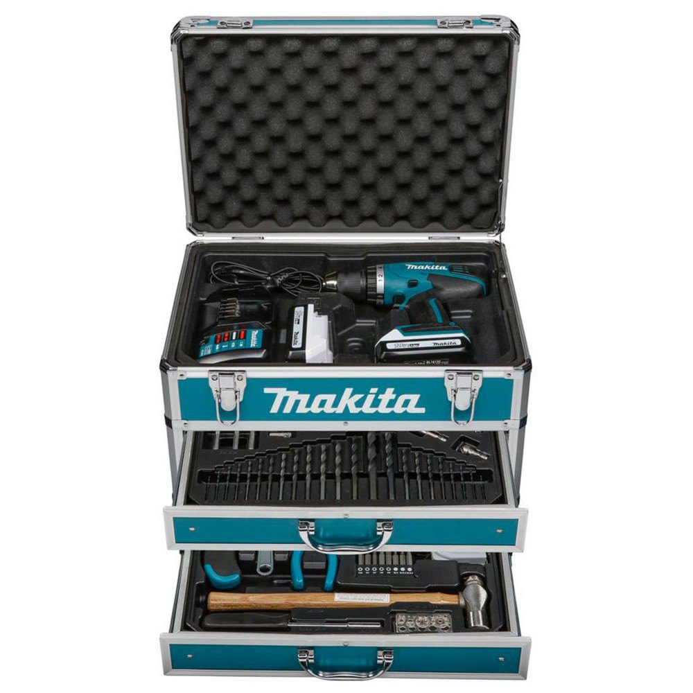 Makita DF457DWEX6 Toolbox With 102 Pieces