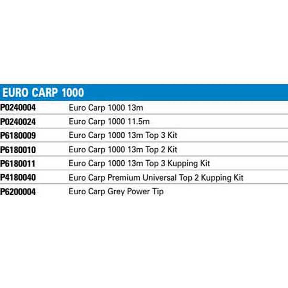 Preston innovations Euro Carp 1000 Top 3 13.00 M Bausatz