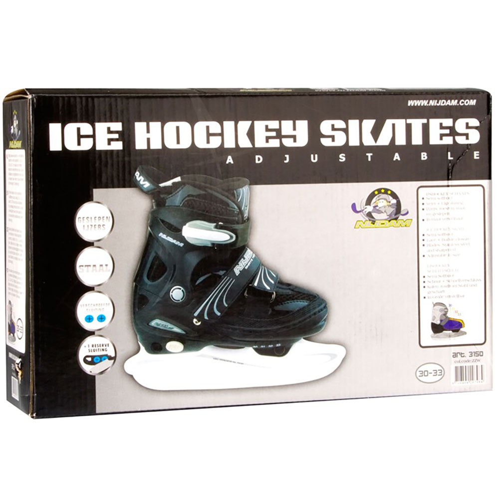Nijdam Semi Soft Boot Regulowane łyżwy Do Hokeja Na Lodzie Junior
