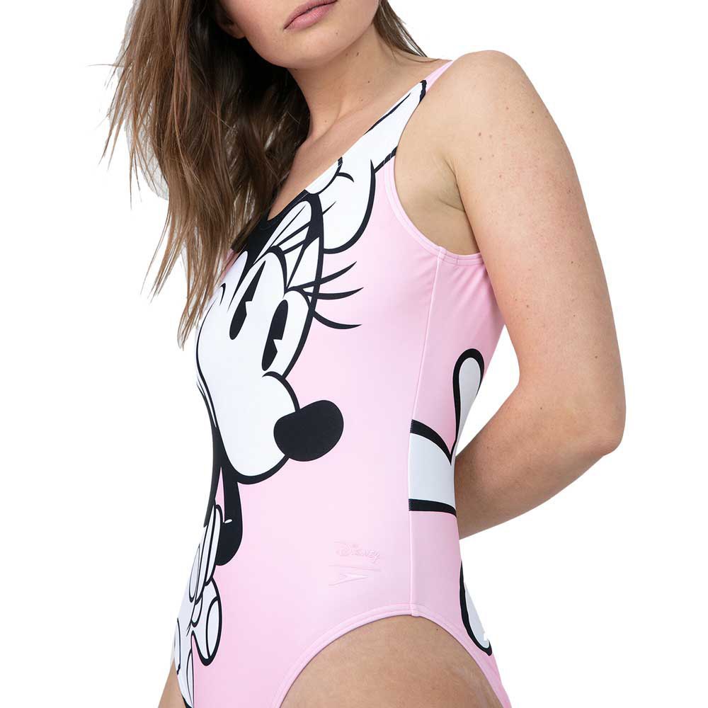 Speedo Minnie Mouse Placement U-Back Swimsuit Refurbished