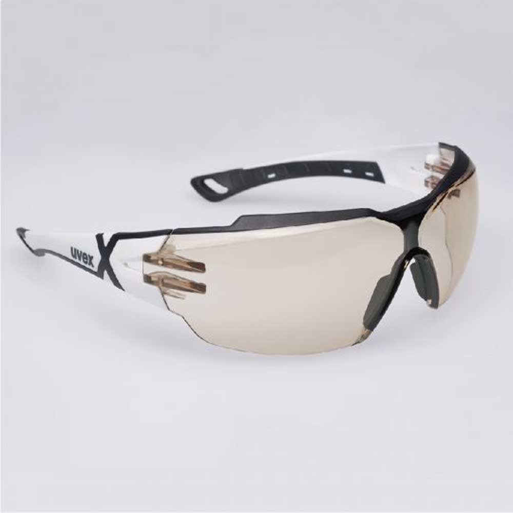 uvex Pheos Cx2 Safety Glasses White/black Frame Clear Lens for sale online 