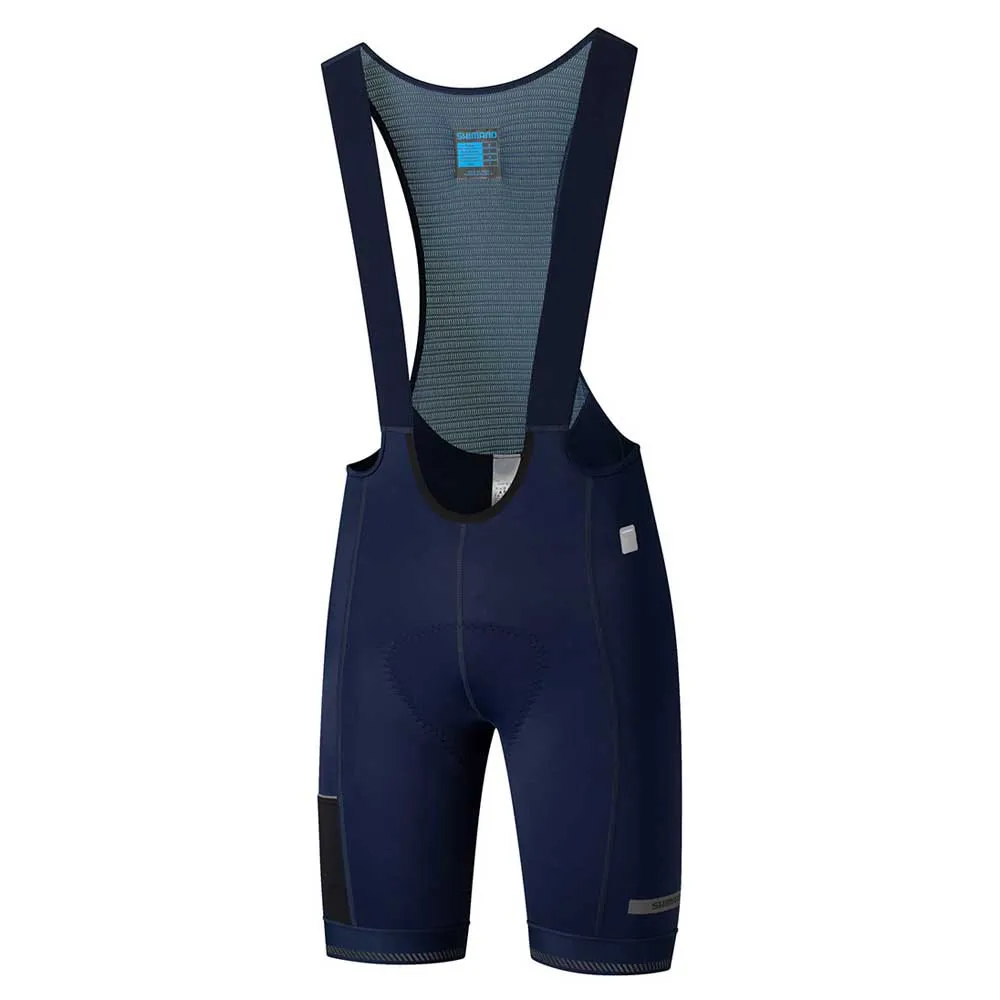 Shimano Evolve Bib Shorts, Blue Bikeinn