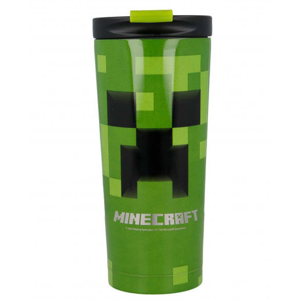 Stor Minecraft Stainless Steel Thermos Cup 425ml Green