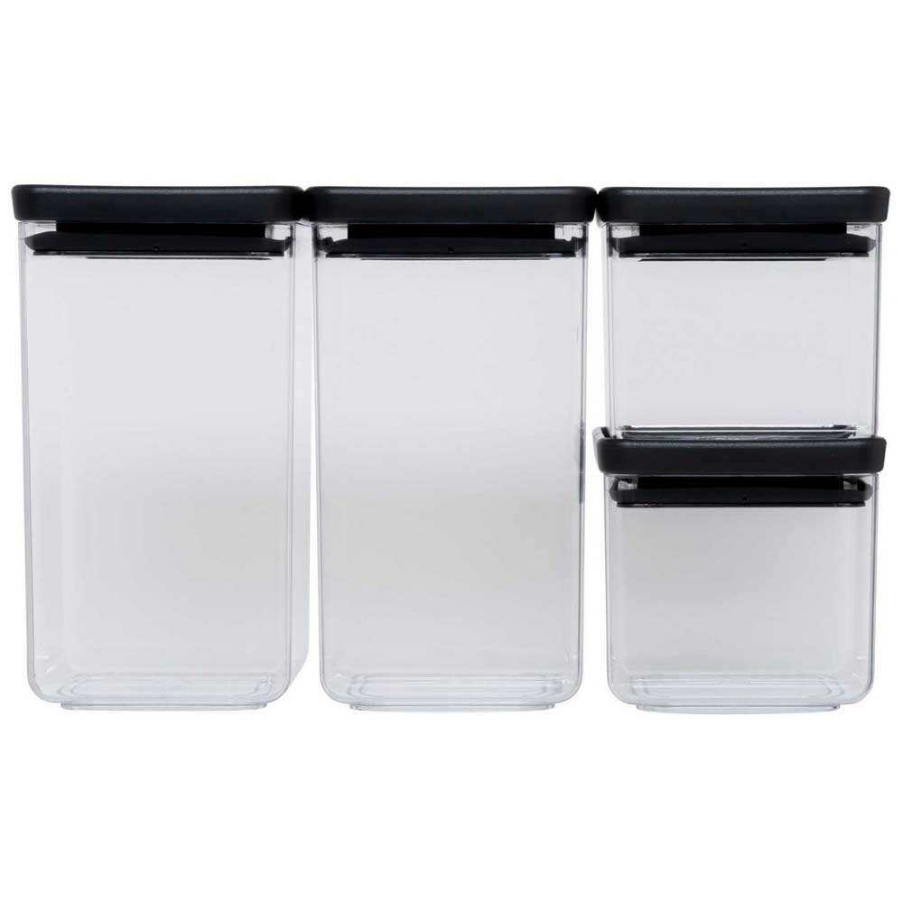 Brabantia Tasty+ Square Canister Container 4 Units