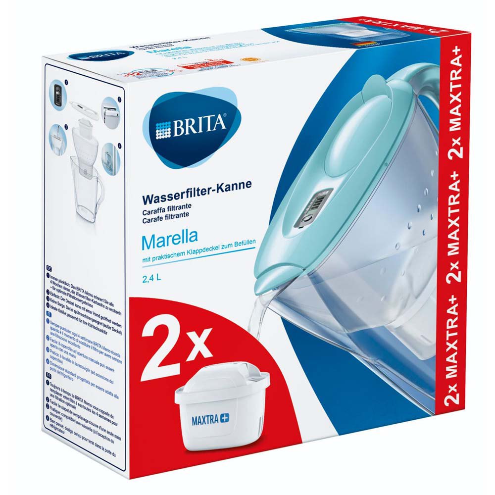 Brita Filterkande Marella Maxtra+ 2,4L Med 2 Filtre