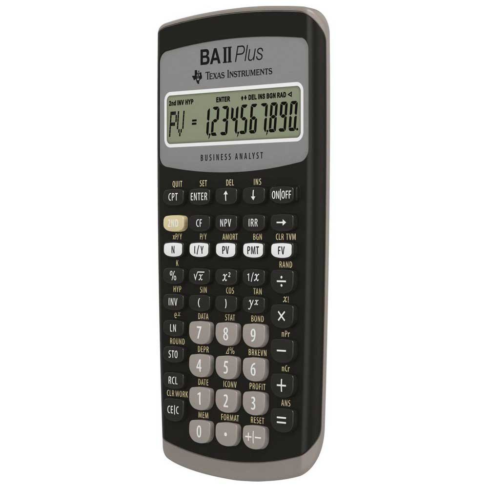 Texas Instruments BA II PLUS Financial Calculator for sale online 