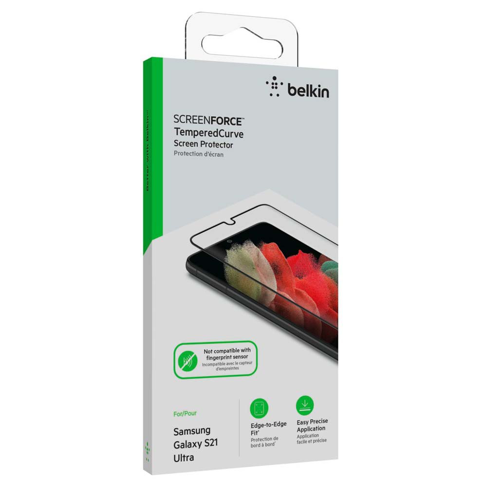 Belkin 強化ガラス OVB020ZZBLK Galaxy S21 Ultra