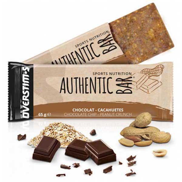Overstims Barra Energética Authentic 65g Chocolate